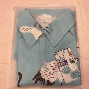 Long Sleeved Button Front Blouse